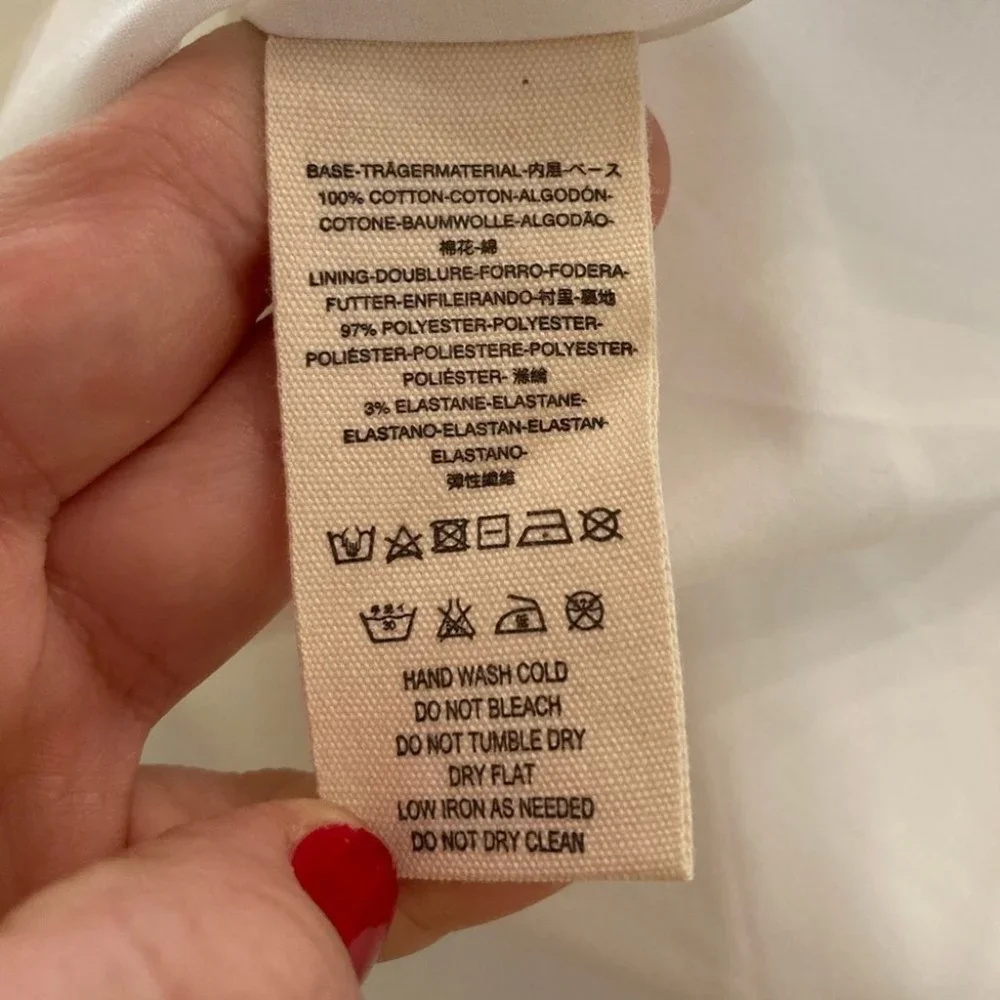 SOLD Free People Mare Mare Piera Cotton Top Size Medium White NWOT - Picture 6 of 12